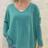 Absolut Cashmere Jumper Camille green lagoon