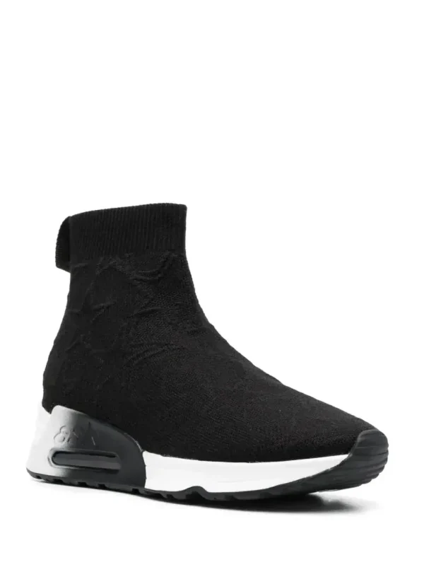 Ash Lab Star Trainers black knit