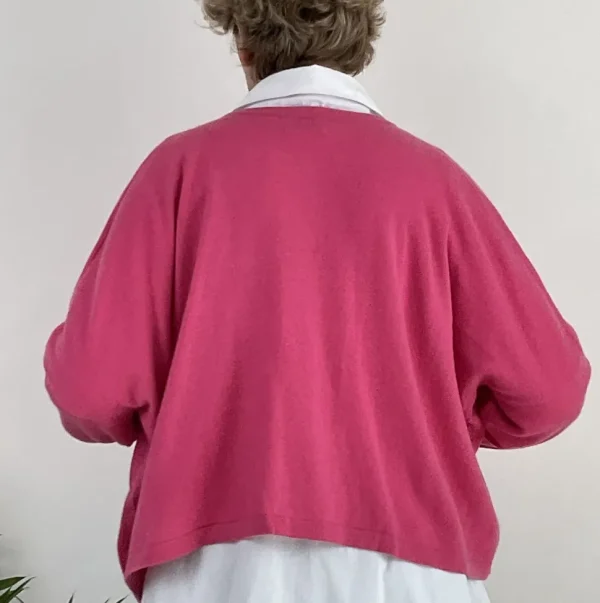 Caroline Crew Cardigan fuchsia