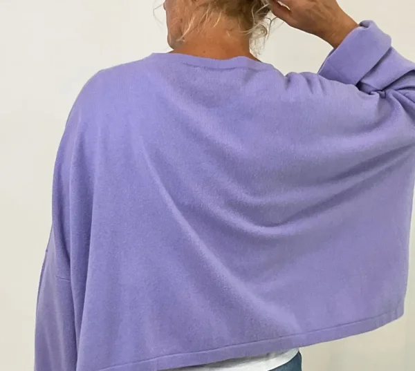 Caroline Crew Cardigan lilac
