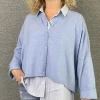 Caroline Crew Cardigan pale blue