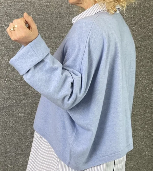 Caroline Crew Cardigan pale blue