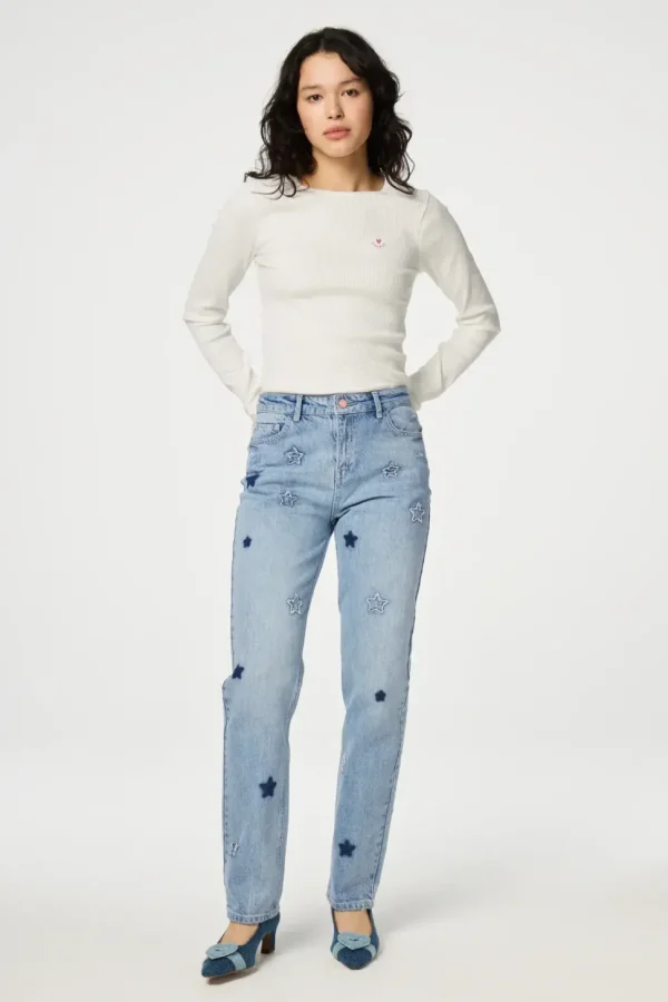 Fabienne Chapot Jeans Lola Vintage Stars light blue