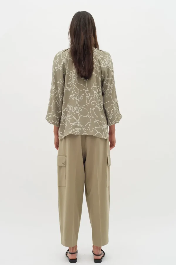 InWear Blouse Baiti pine tree silhouette lines