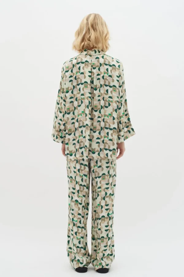 InWear Shirt Beril green geometric