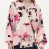 InWear Shirt Vanilla pale pink flower clouds