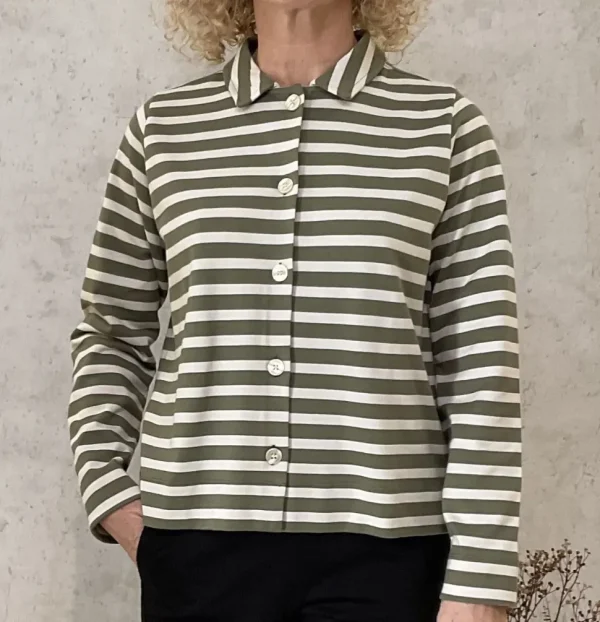 Masai Shirt Inette dark lichen