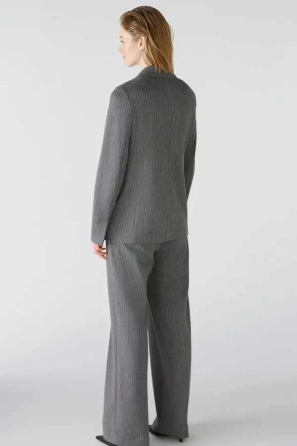 Oui Blazer grey black