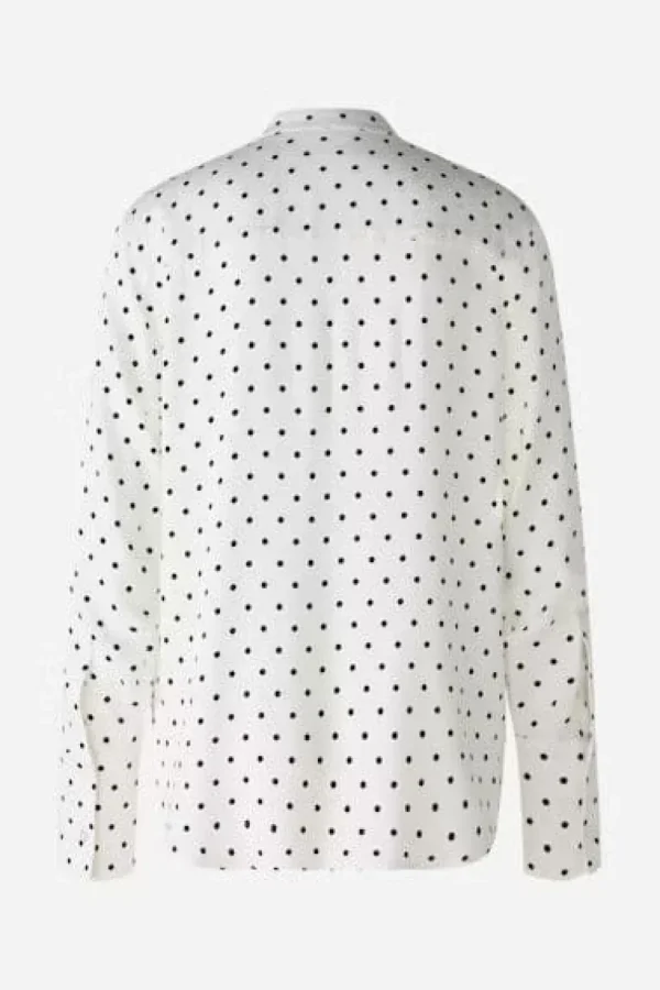 Oui Blouse offwhite/black