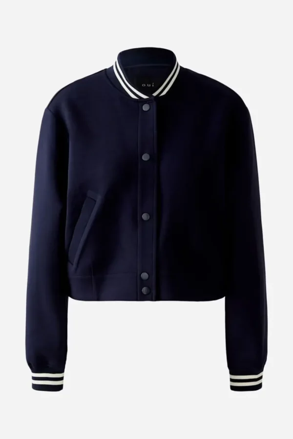 Oui Blouson Jacket navy blue