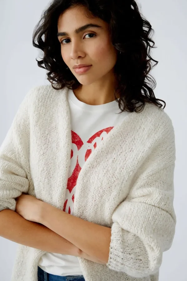 Oui Cardigan off white