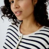 Oui Cardigan white blue