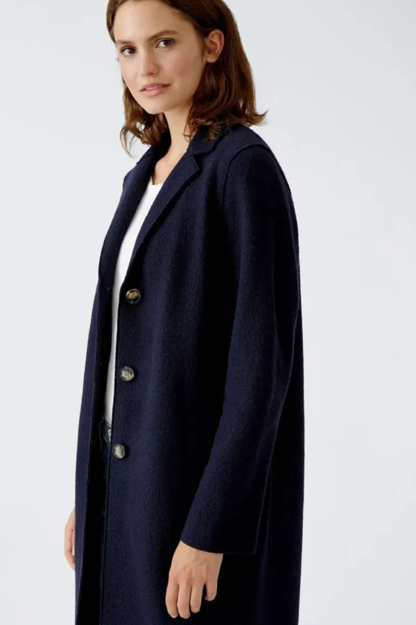 Oui Coat Mayson navy blue