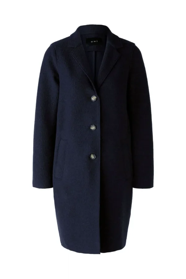 Oui Coat Mayson navy blue