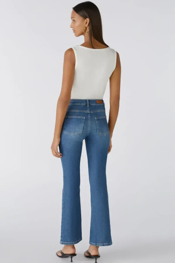 Oui Jeans Easy Kick dark blue denim
