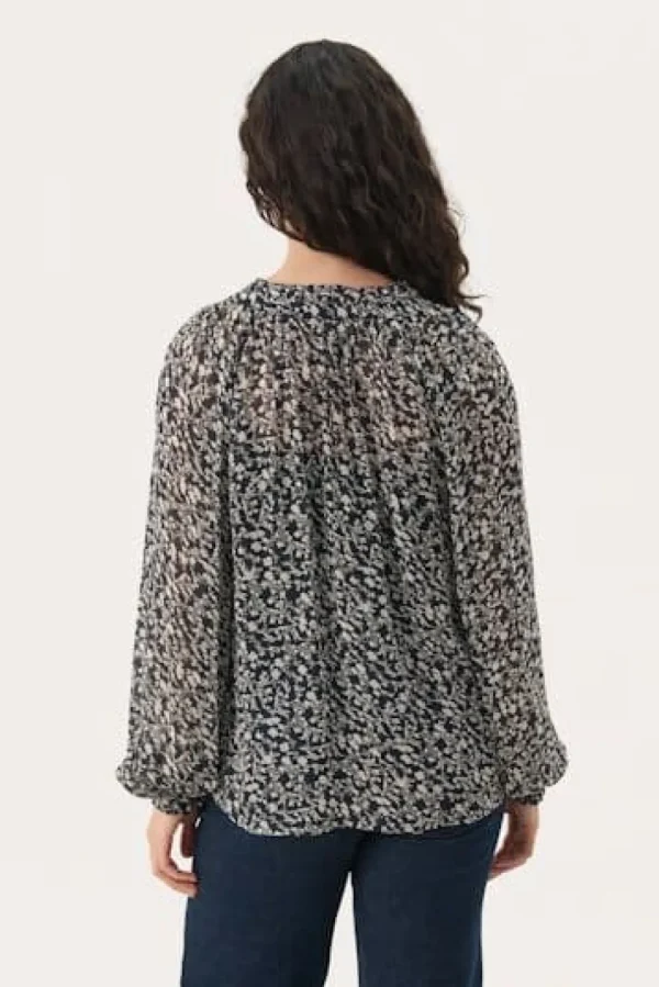 Part Two Blouse Kelsia navy print