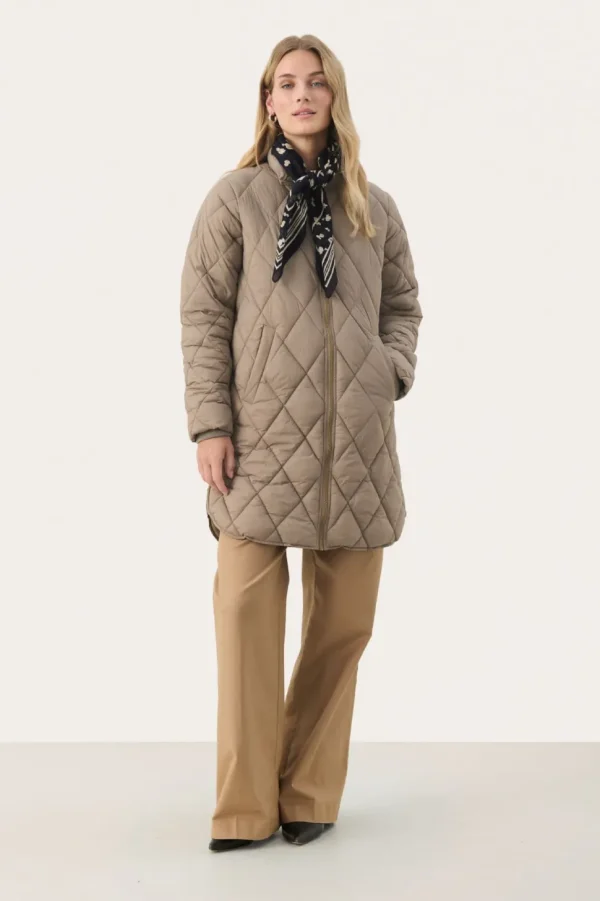 Part Two Coat Olilas desert taupe