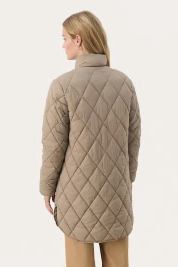 Part Two Coat Olilas desert taupe