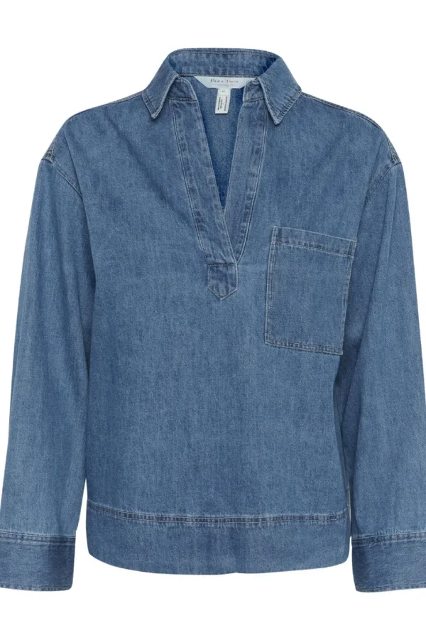 Part Two Shirt Petulla light denim
