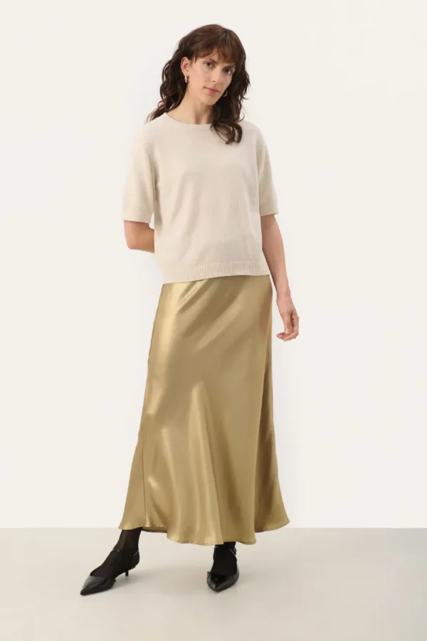 Part two Skirt Laurinas gold metallic